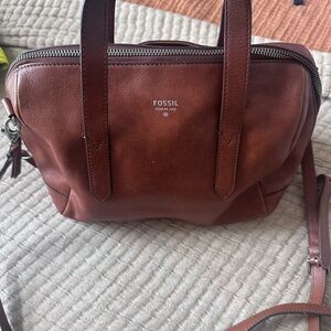 Fossil Messenger Genuine Leather Purse
